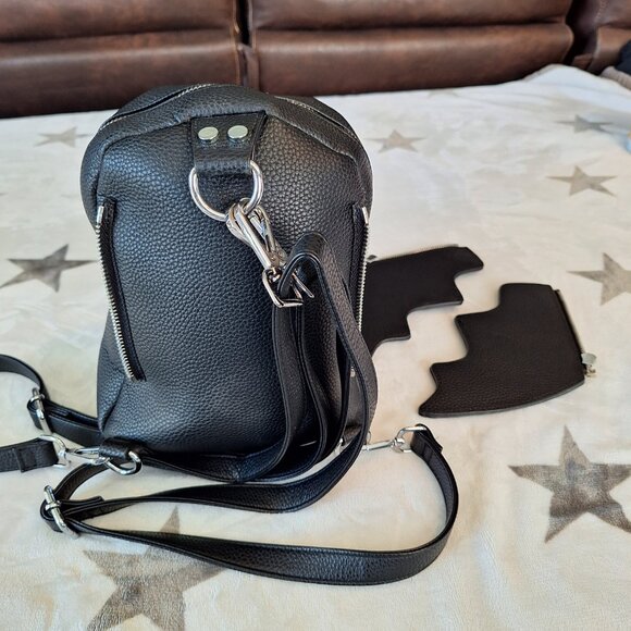 Mini Fashion Backpack Detachable Bat Angel Wing The Fool Tarot Card Cat Festival - Picture 6 of 13